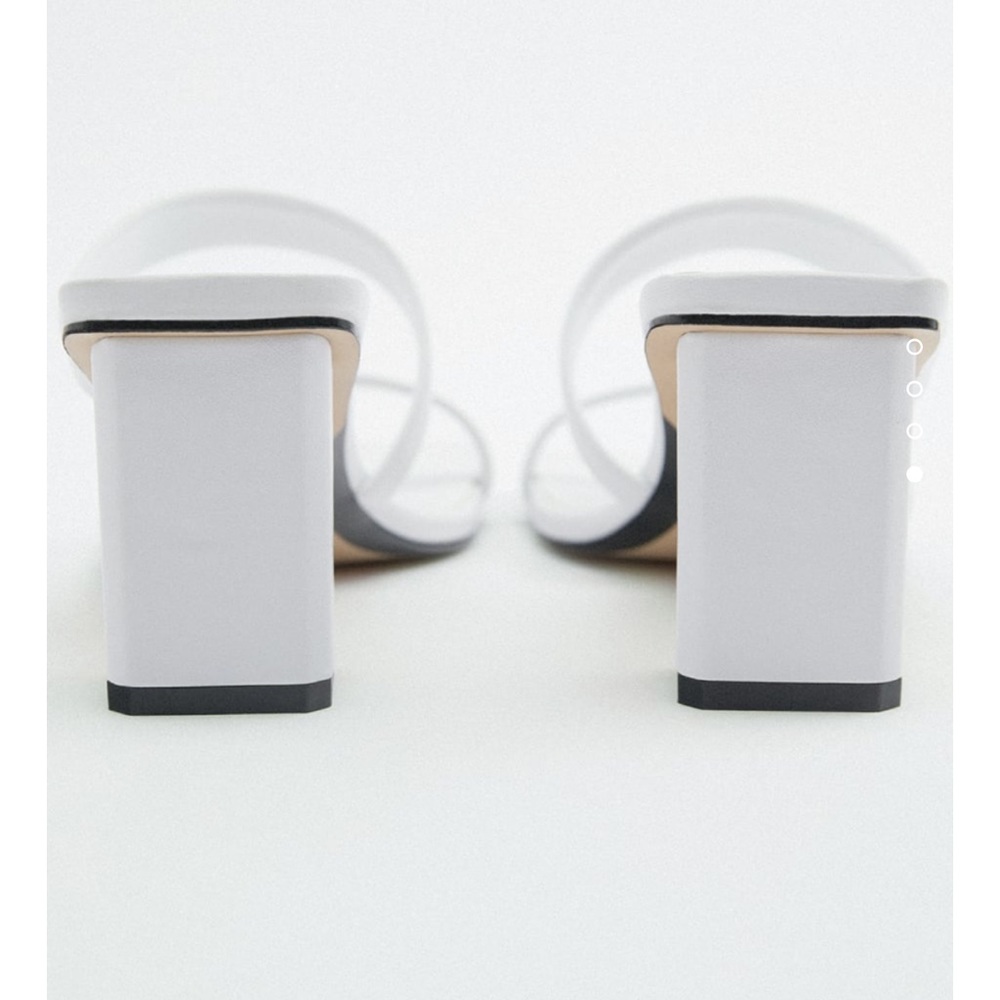 Zara leather strappy sandal - Picture 3 of 8